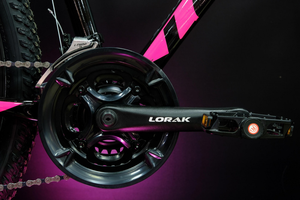 LORAK GLORY M-02 Матовый Чёрный/Розовый (27.5")