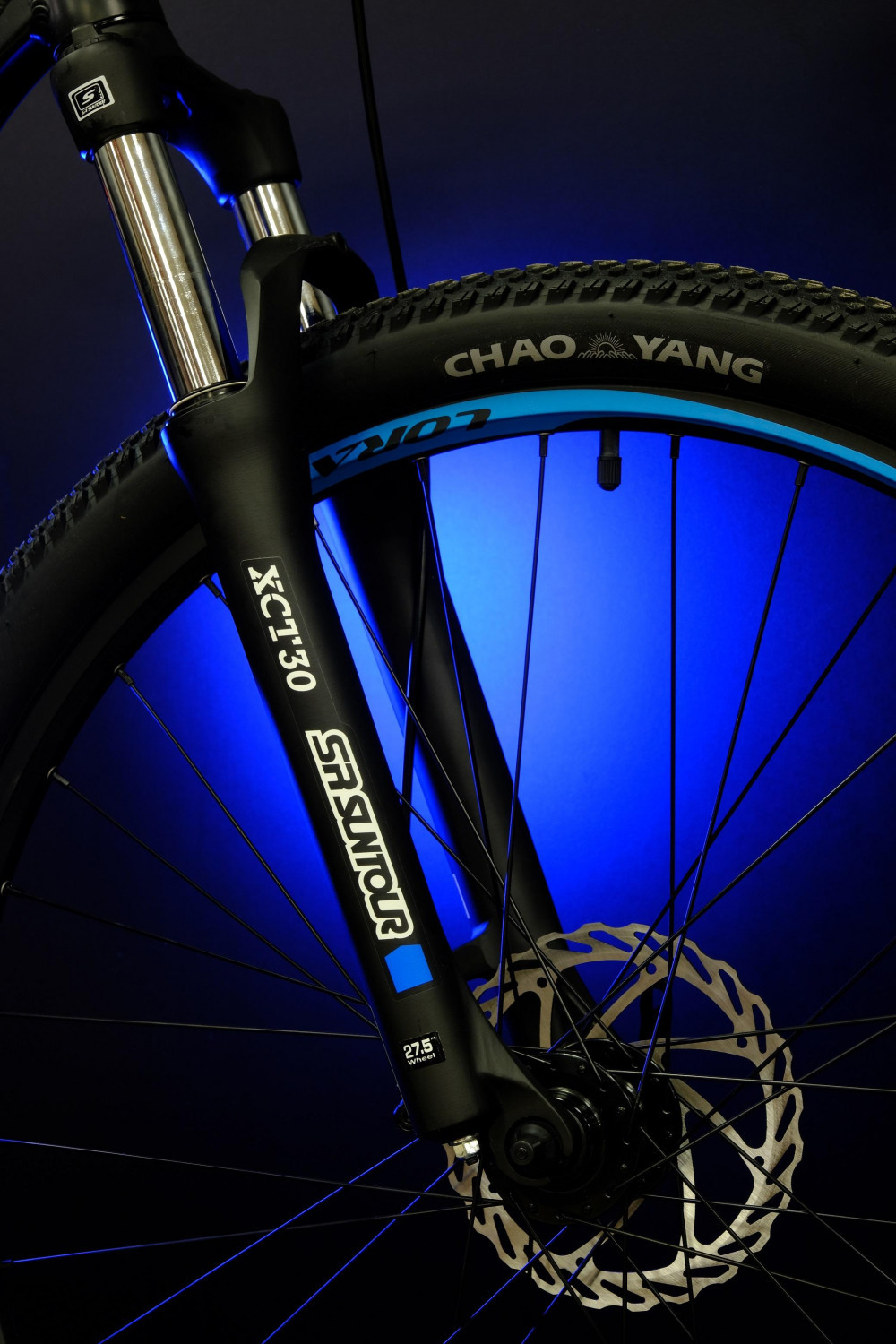 Lorak 1.0 Матовый Чёрный/Синий рама 19 (на рост 171-182) (27.5)