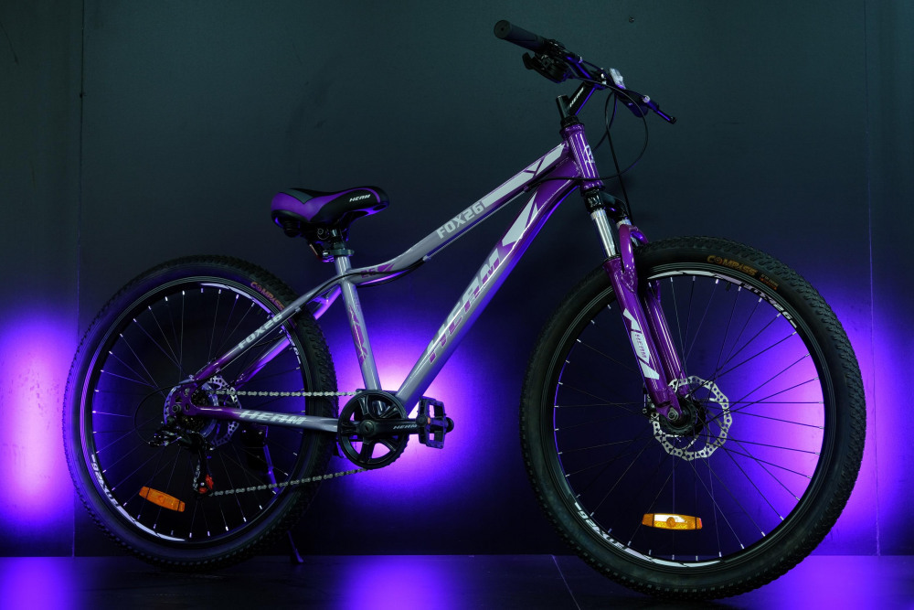 Heam FOX 26 Girl Серо/Фиолетовый рама 17 (на рост 155-173)