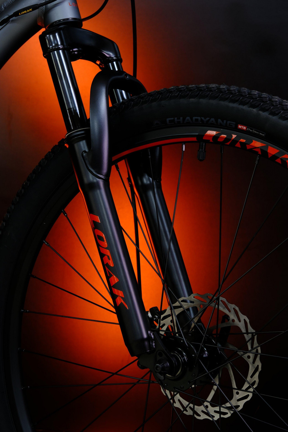 LORAK MAX 150 Матовый Серый/Оранжевый 17р (на рост 155-173)