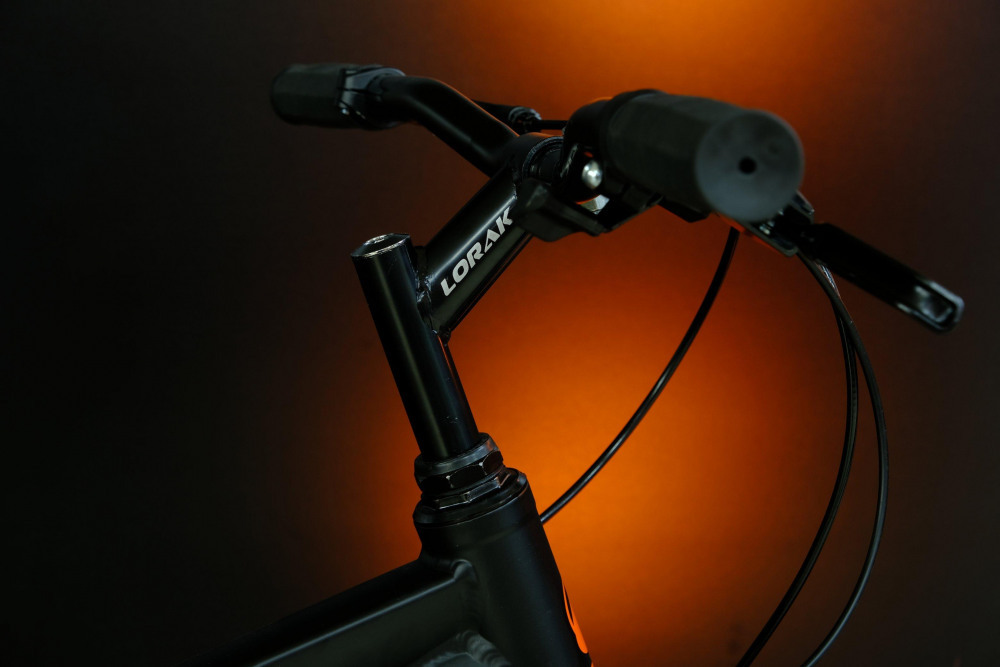 LORAK Fast 24 Матовый Чёрный/Оранжевый